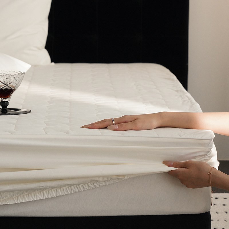 A类全棉抗菌防水床笠单件35cm内床垫保护N套纯色全包防滑床罩隔尿