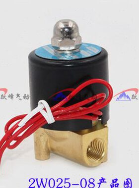 -/-08W电磁阀8通0二水用电磁阀G1U8二0-/U25全铜、位4D0进水阀2W