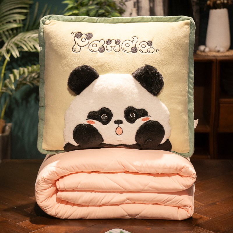 抱枕被子两用办公室n靠垫午睡小枕头午休毯子二合一汽车载折叠靠