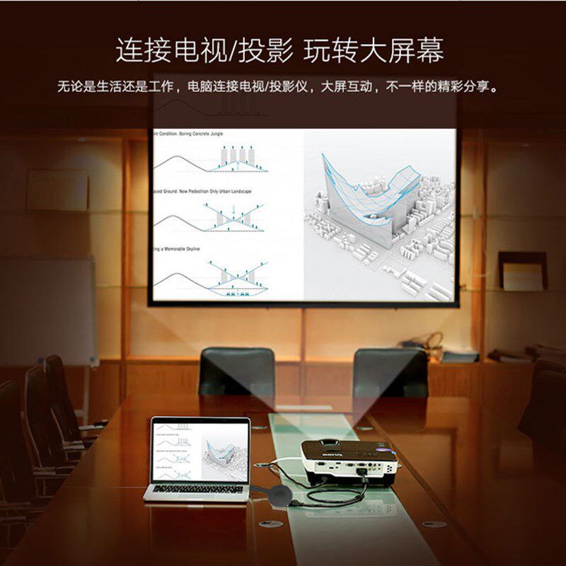 MiraScreen G2 推送宝 无线WIFI 同屏器 手机电脑投影仪 同屏器