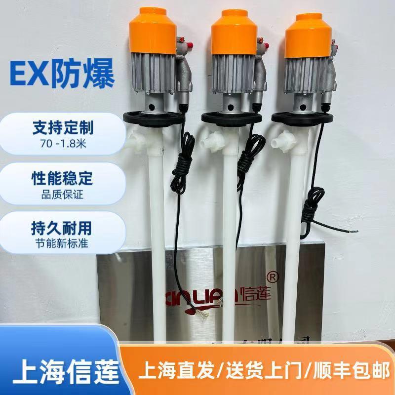 HD-EX2-V+PPHT-1000HP手提式电防爆油抽 电动插桶泵 耐腐蚀油桶泵