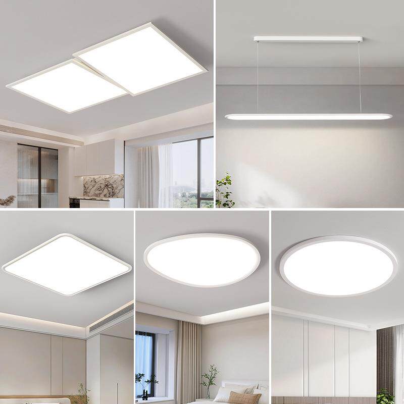 led魔方全光谱艺术吸顶灯具长方形客厅大灯现代简约大气新款套餐