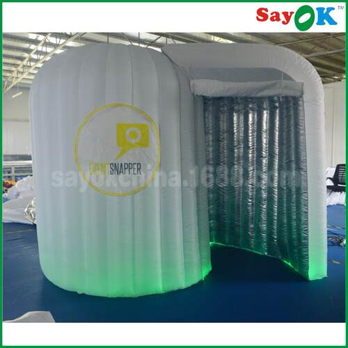Inflatable Round Kiosk充气圆顶照相亭 便携式蜗牛充气屋照相亭