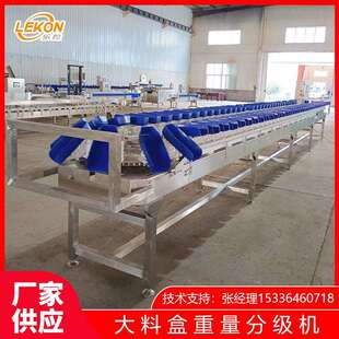 禽肉类盒式重量分级机屠宰厂鸡鸭鹅鸽子大小分级机自动称重分拣机