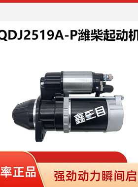 QDJ2519A-P潍柴起动机1000035644E启动马达