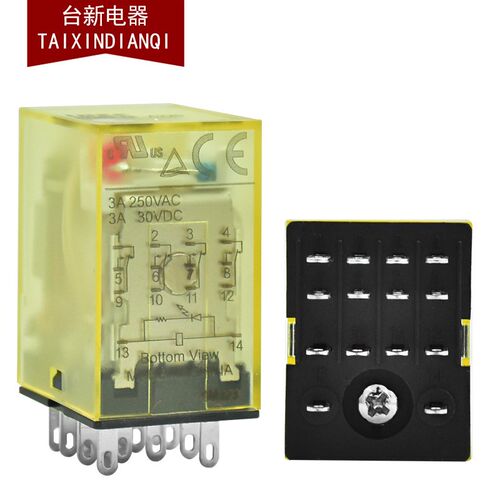 正品日本和泉中间继电器4开4闭RN4S-NL RY4S-UL  AC220V DC24V