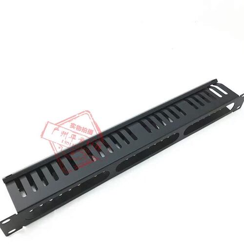 新款24档48口铁理线架机柜理线器适用网络电话配线架