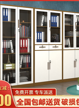 天津市钢制文件柜档案柜凭证柜定制办公室时尚套色柜铁皮家用书柜