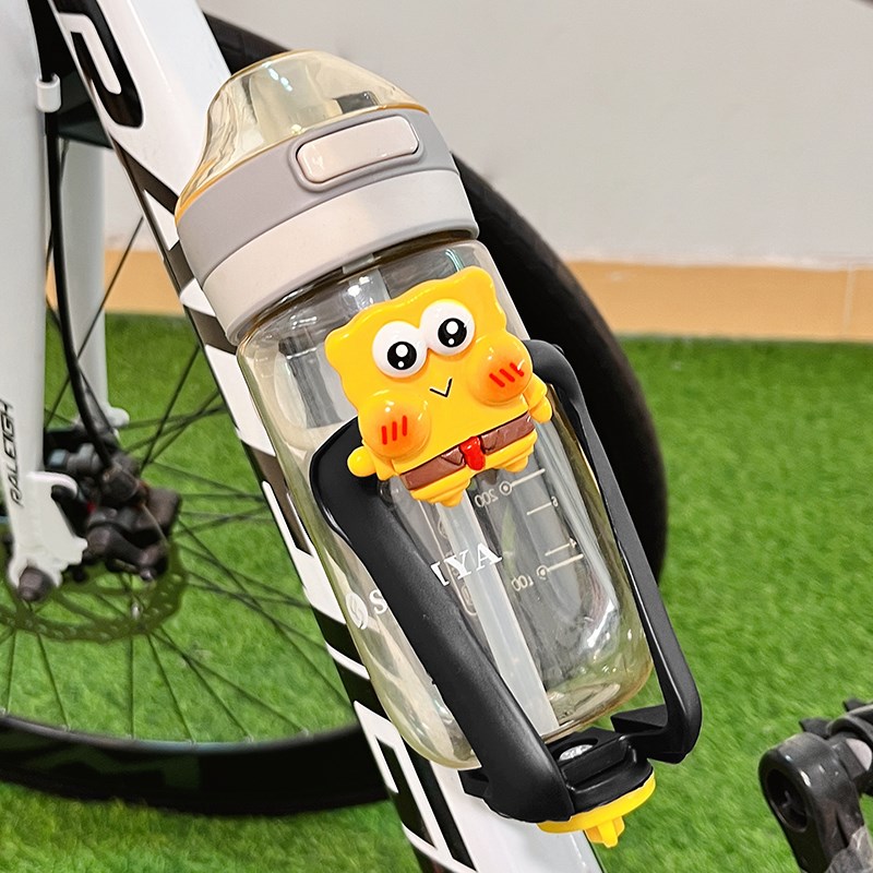 山地自行车水壶架通用可调节水杯B架可爱卡通派大星公路车放水支