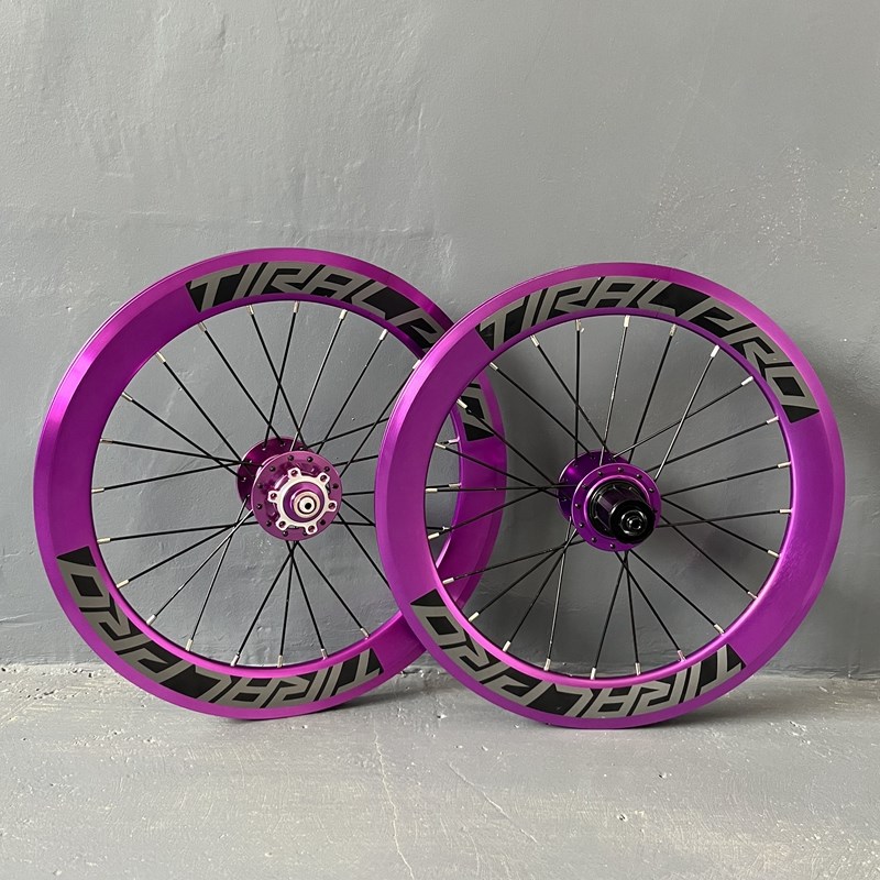 5轴承120小轮折叠车20英r寸451轮组349高框架40mm大刀圈盘V制动40