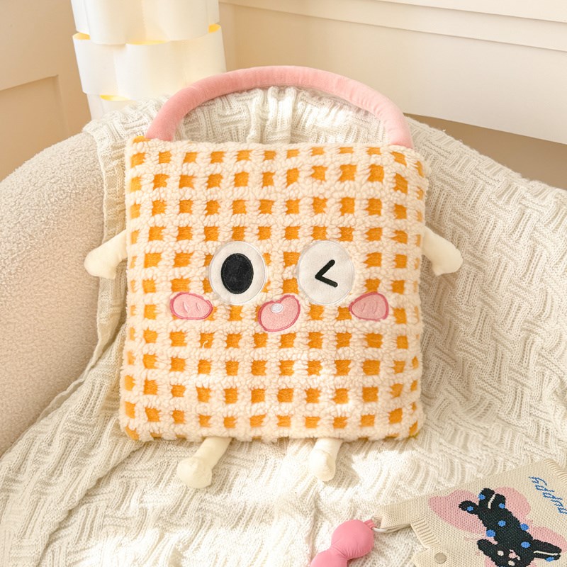 多巴胺抱枕被子两用办公室加厚折叠午睡枕头空调被二X合一靠枕靠