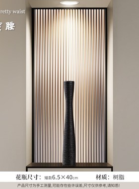 创意进门花瓶摆件客厅插花高w入户玄关壁龛电视柜酒柜装饰品迎客