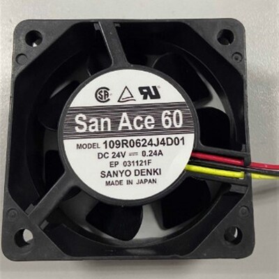 109R0624J4D01正品全新原装风扇SanAce 24V 6025工控机变频器风扇