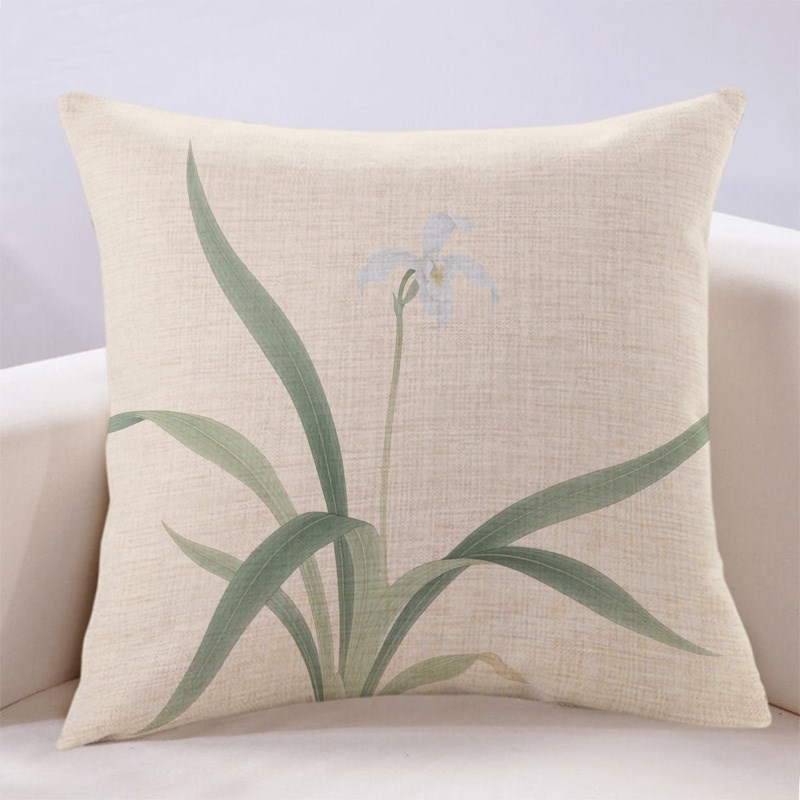 宋氏美学新中式梅兰竹菊s客厅沙发抱枕中古酒店床上靠垫中国风靠