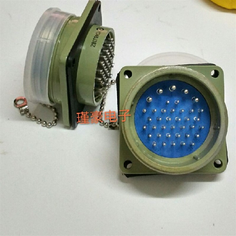 剑插航空插座插头YD48-38芯直式YD48K38TP/YD48J38Z金属软管插头