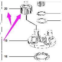 卡特太阳齿轮1550837 155-0837