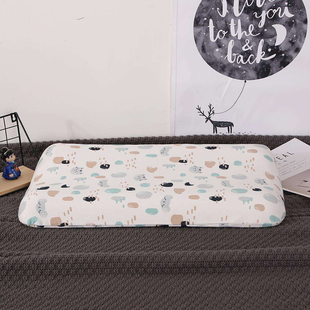 儿童波浪型记忆棉枕芯 慢回弹记忆棉枕头 棉质枕套搭配品质睡眠