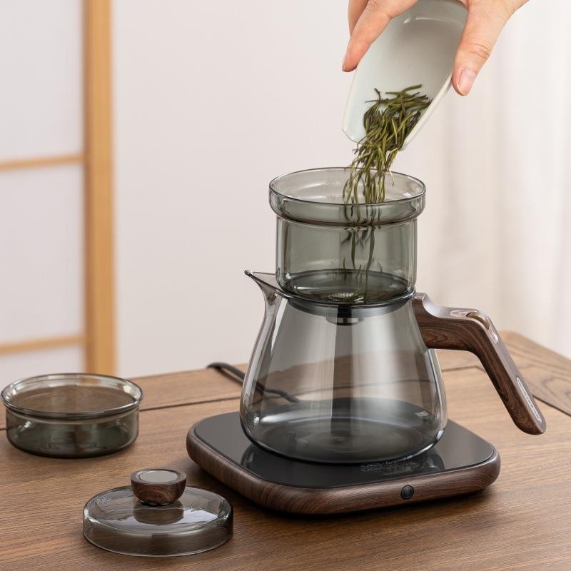 顶壶懒人泡茶神器磁吸茶水分离一键过滤青柑泡茶盖碗公杯高档茶具