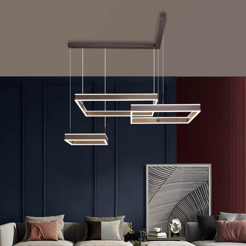客厅灯LED 2020年新款现代简约LED吊灯北欧卧室餐厅大气创意灯具