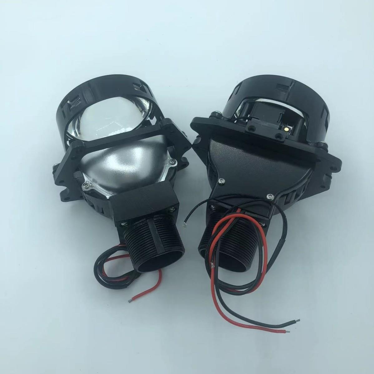 3寸LED双光透镜 65W高清H4灯碗专用高亮度LED双光透镜