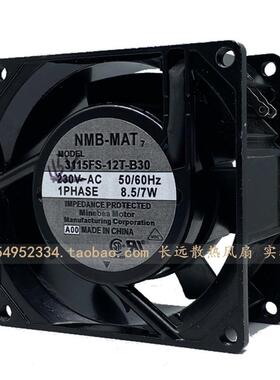 NMB-MAT 3115FS-12T-B30 115V ABB 8038散热风扇 DCS550/400通用