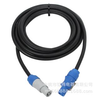 LED屏幕光束灯电源连接延长线三芯公母电源线三芯LED灯光连接器