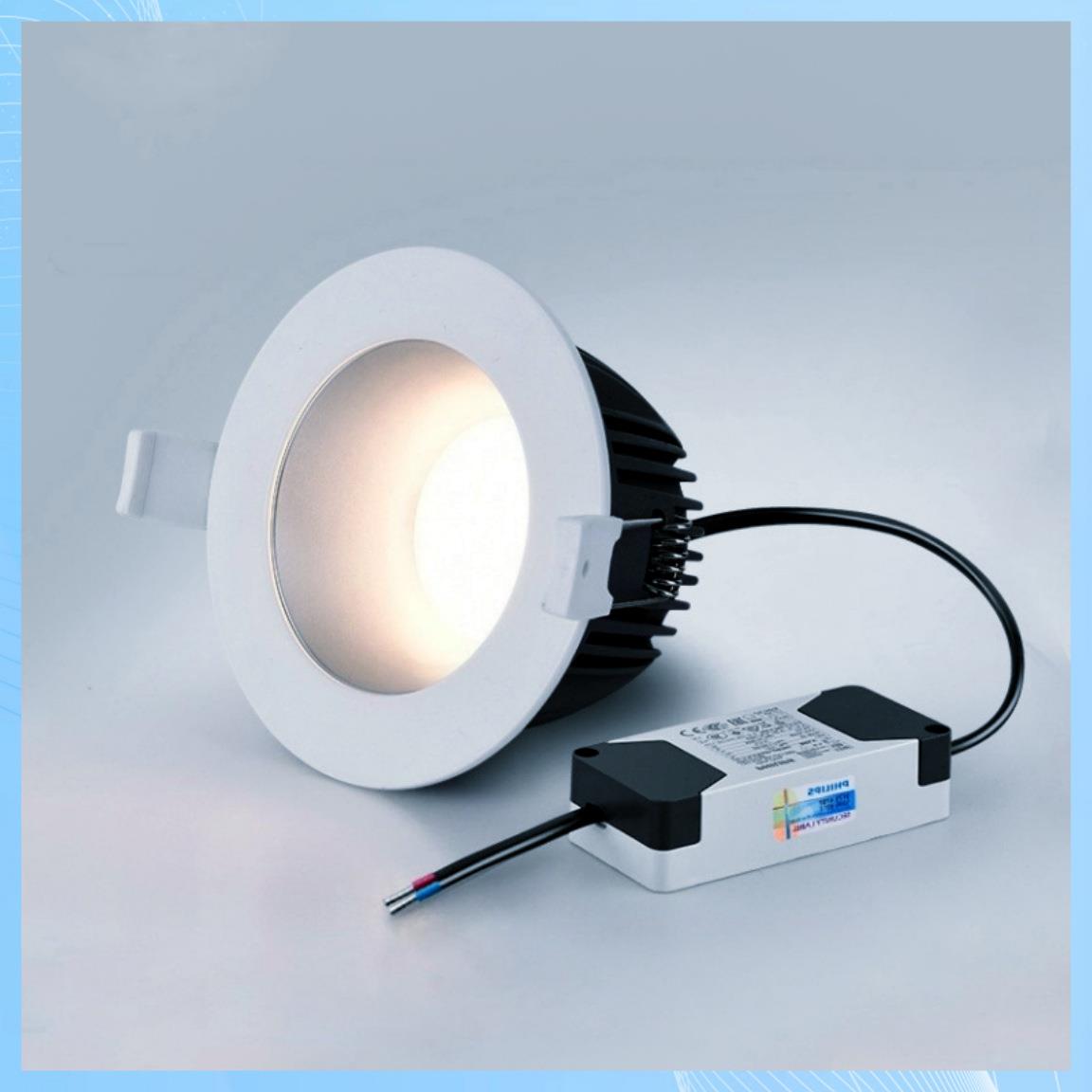 LED筒灯嵌入式天花灯防眩光孔灯客厅卧室书房过道防雾射灯