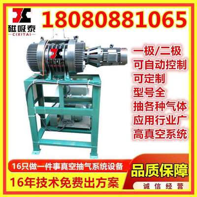 供应罗茨旋片真空机组 罗茨泵 水环真空泵旋片真空泵机组2X70