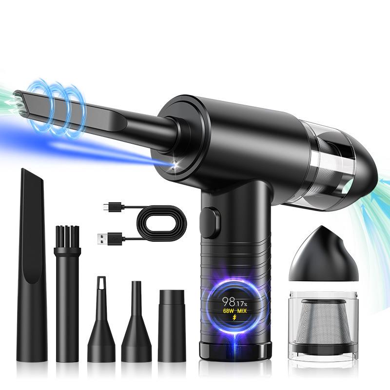 跨境爆品暴力吹尘器电脑机箱键盘除尘器户外露营便携式车裁吹尘器