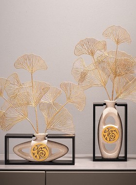 创意福字电视g柜摆件酒柜装饰品家居轻奢屏风复古博古架玄关工艺