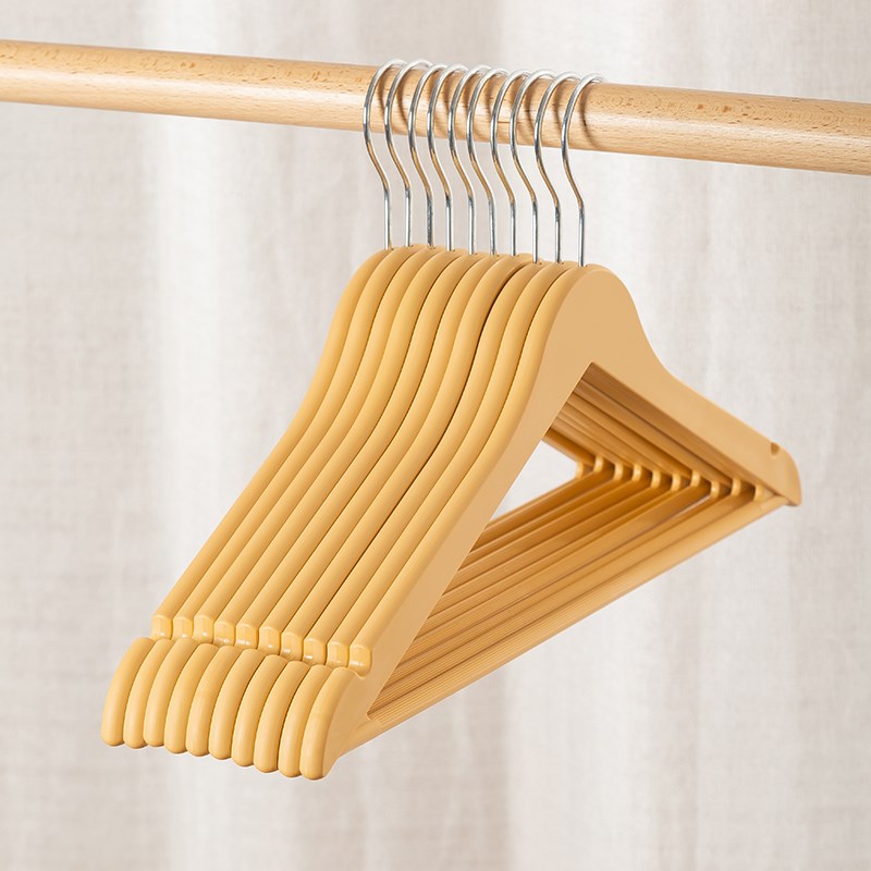 宽肩防滑衣架加粗款无痕家用w晾衣架衣挂塑料衣架子不起包挂晒衣