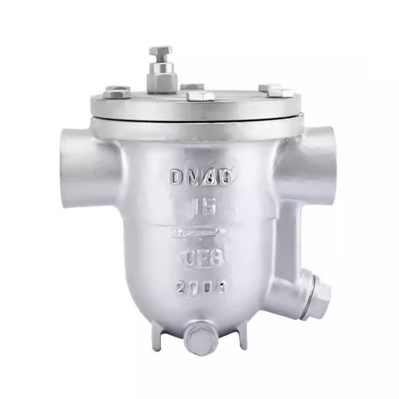 CS11H-16Pi/25C铸钢自由浮球式疏水阀高温304不锈钢丝扣蒸汽疏水