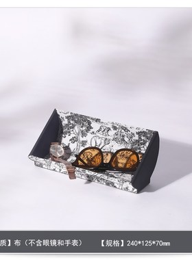 新中式木纹纸巾盒饰品q盒装饰品摆件民宿卧室样板间梳妆台摆设