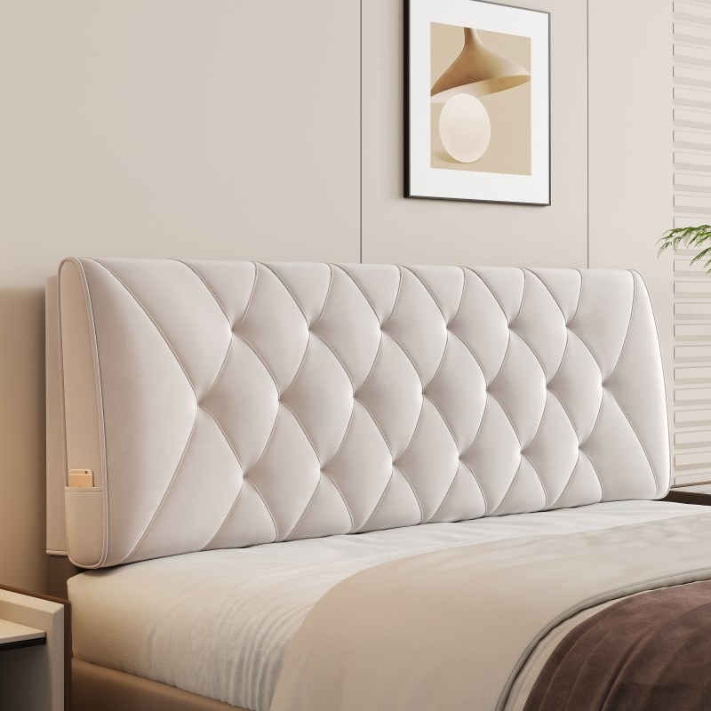 床头靠垫软包靠枕床头板双人大靠背垫榻榻米M床头靠背垫自粘可拆