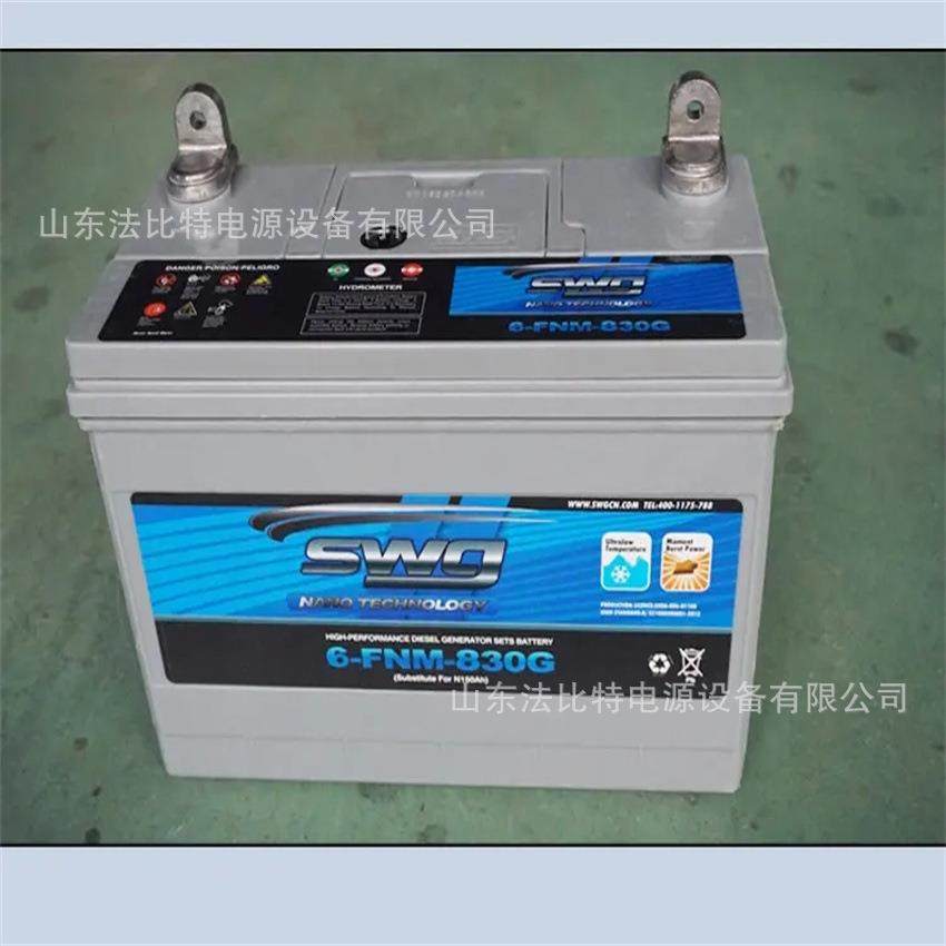 swg思吾高柴油发电机组蓄电池6-FNM-830G/12V150Ah上柴 玉柴适用