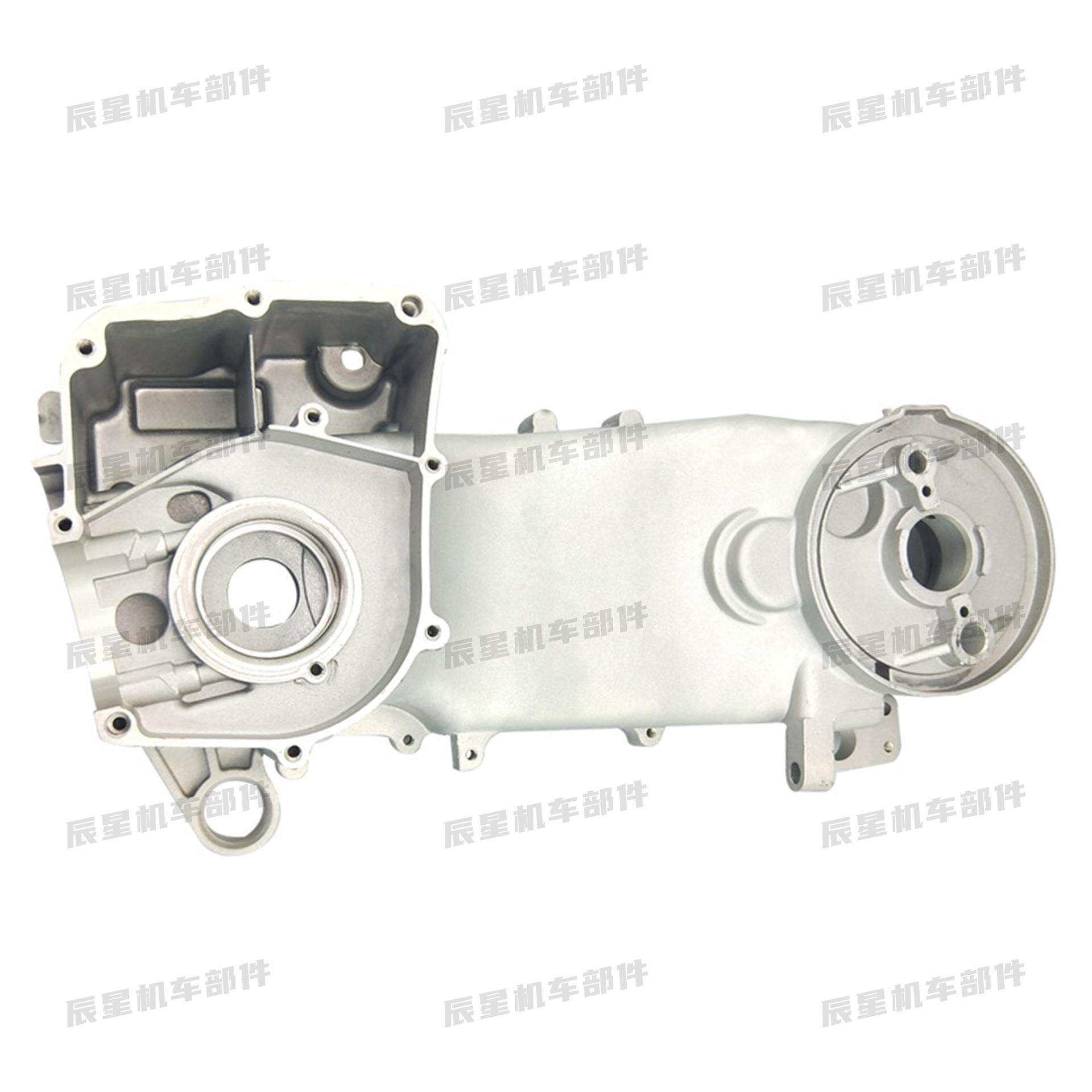 踏板发动机配件 GY6-125cc 左曲轴箱体 左箱体