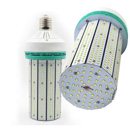 led鳍片足瓦高亮贴片E40E27内置风扇60w100w200w庭院路灯灯泡