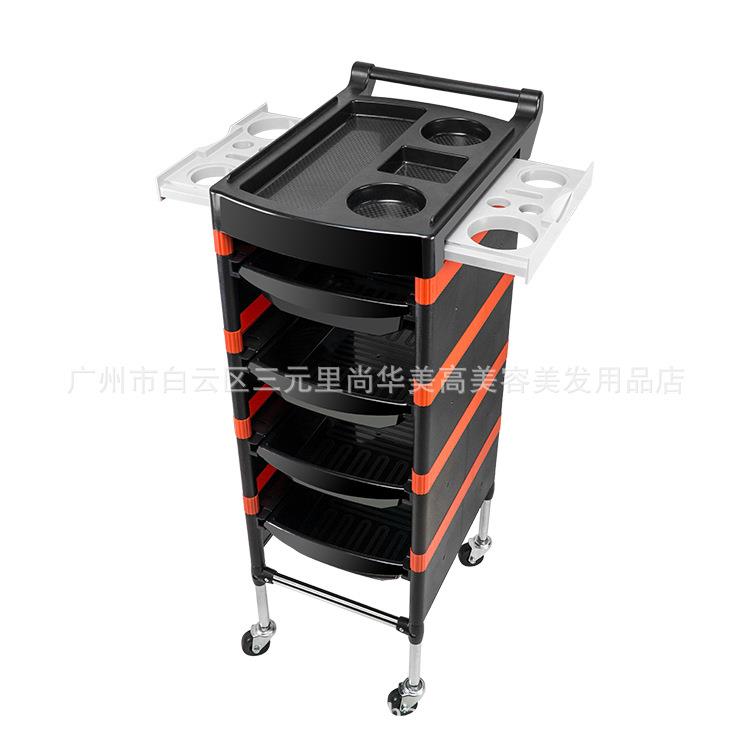 专用手推杠车复古美发车发廊工具小推车理发店烫染发型师加固新款