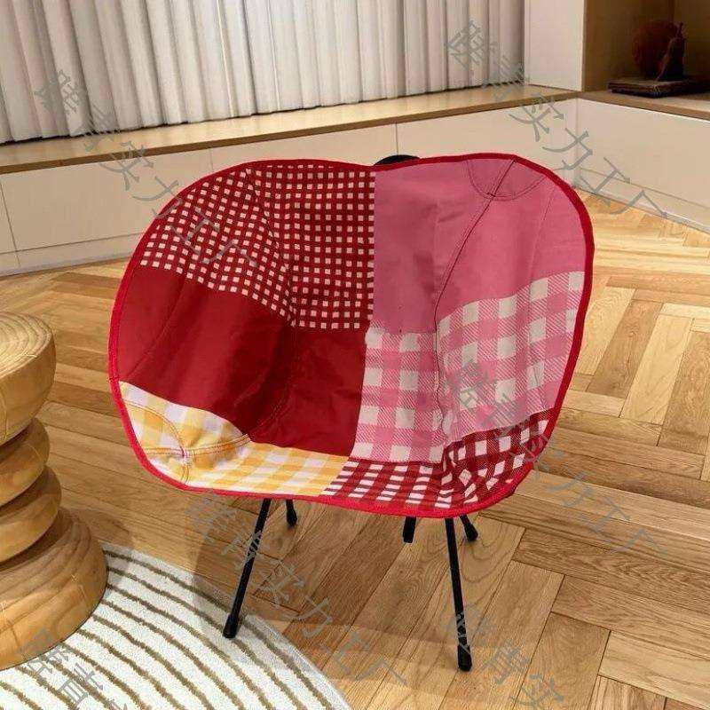 折叠椅客厅休闲单人收纳躺椅懒人家用野餐轻巧便携靠椅午睡坚固好