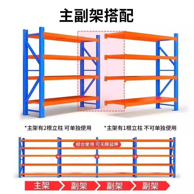 世沃重型仓储货架置物架多层储物架仓库超市货P物架地下室收纳架