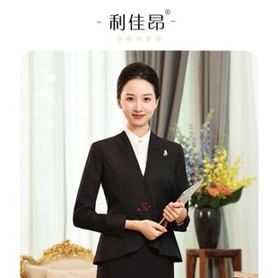 利佳昂星级酒店销售西服套装女时尚商务前台工装物业售楼部工作服