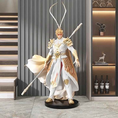 大型斗战胜佛孙悟空落地摆件齐天大圣手办客厅办公室乔迁开业礼物