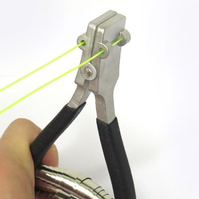 羽毛球拍线拉线器起始夹打结飞夹穿线网球穿线机阻线器40磅弯嘴钳