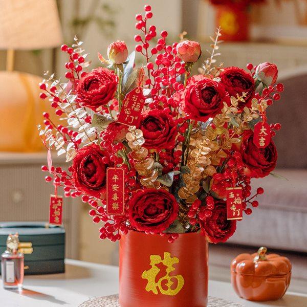 新年福桶摆件发财果春节装饰喜庆乔迁之喜新居新房婚房布置搬家礼,家居饰品,福桶,淘宝优惠券,粉丝福利购,淘宝优惠卷