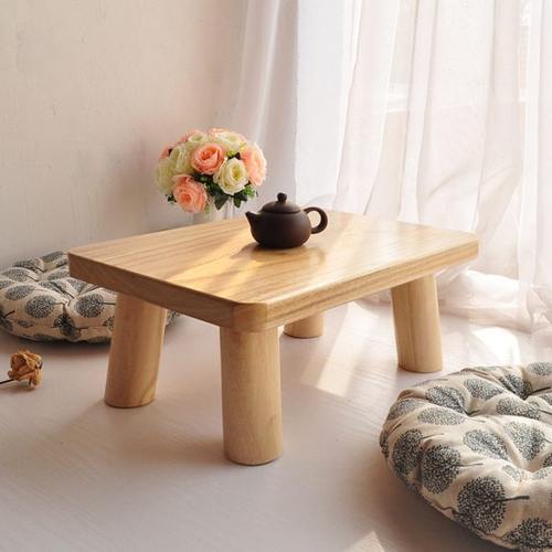 简约小方桌实木小茶几迷你正方形小桌子家用飘窗桌子榻榻米桌包邮