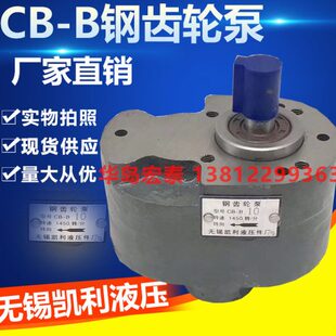 B125 B80 B100 无锡凯利液压件厂 B63 B160 B80F 钢齿轮泵