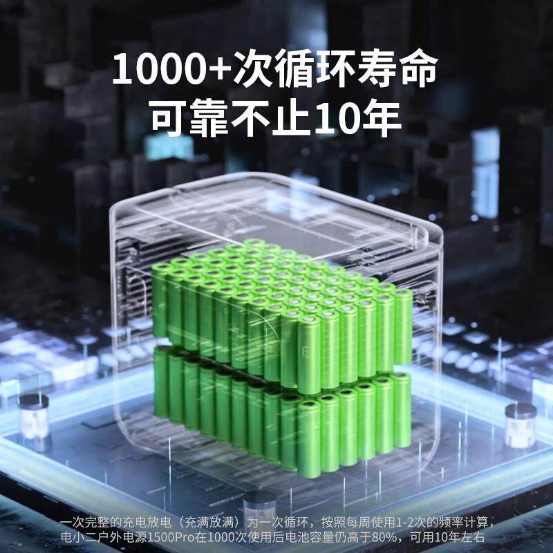 电小二户外电源220v移动1000w车载大容量自驾游大功率便携店小二W