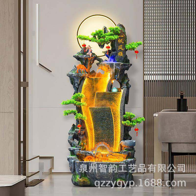 假山喷泉鱼缸流水摆件客厅办公茶室阳台别墅循环流水生财家居饰品,鲜花速递/花卉仿真/绿植园艺,其它园艺用品,淘宝优惠券,粉丝福利购,淘宝优惠卷