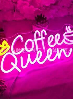 外贸跨境亚马逊LED霓虹灯Tattoo 店面布置装饰 Mails商场店面标志