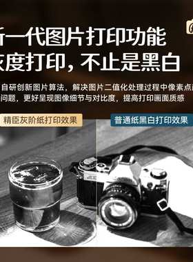 6BVQB21Pro高清版照片打印机300dpi家用小型黑白照片相片爱豆